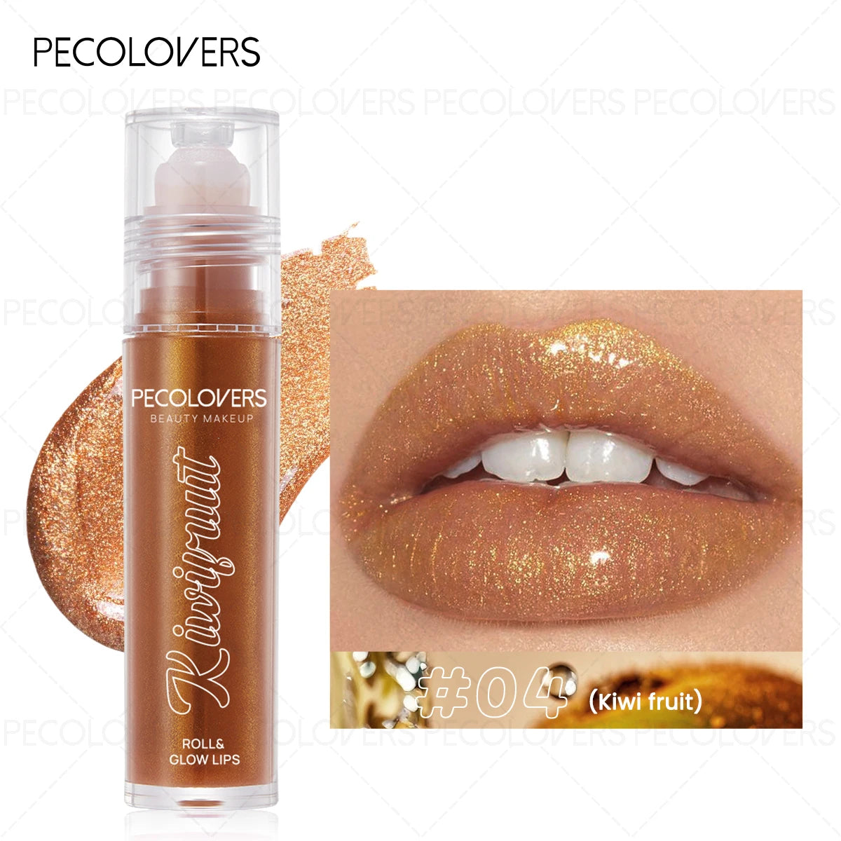 1 Pcs Vibrant Colors Lip Glaze Lip Gloss, Long-lasting Moisturizing Lip Blam, Hydrating Glass Shine, Water Gloss Lip Makeup Quake 04