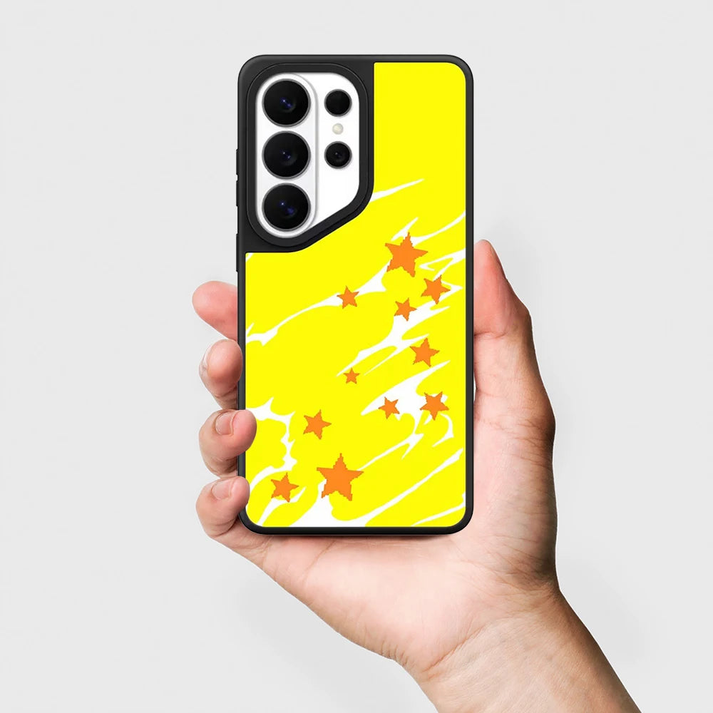 Star Love Shape Spark Mirror Surface Magnetic Phone Cover for Samsung Galaxy S23 S24 S25 S26 Ultra S26+ Plus Case Quake