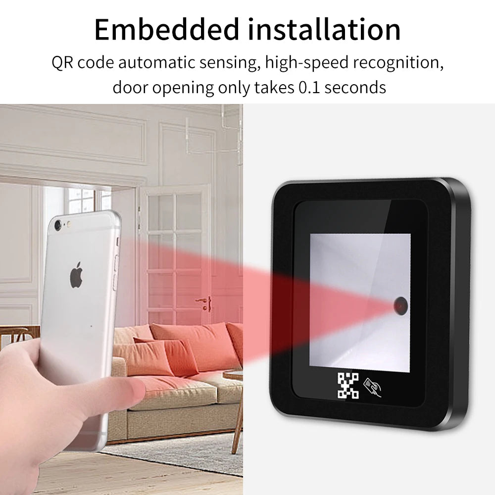 Embedded QR Code Reader Module 1D 2D QR Code Scanning Reader USB TTL RS232 Wiegand Interface Fast Scan Barcode QR Code Scanner Quake