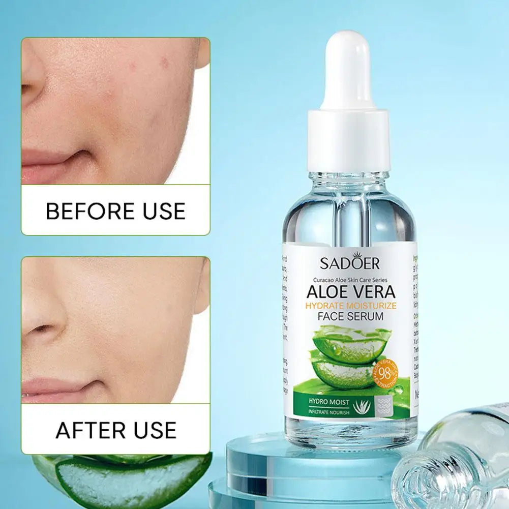Aloe Vera Moisturizing face Essence Brightening Hydrating Essence Soothing face Care beauty skincare Quake