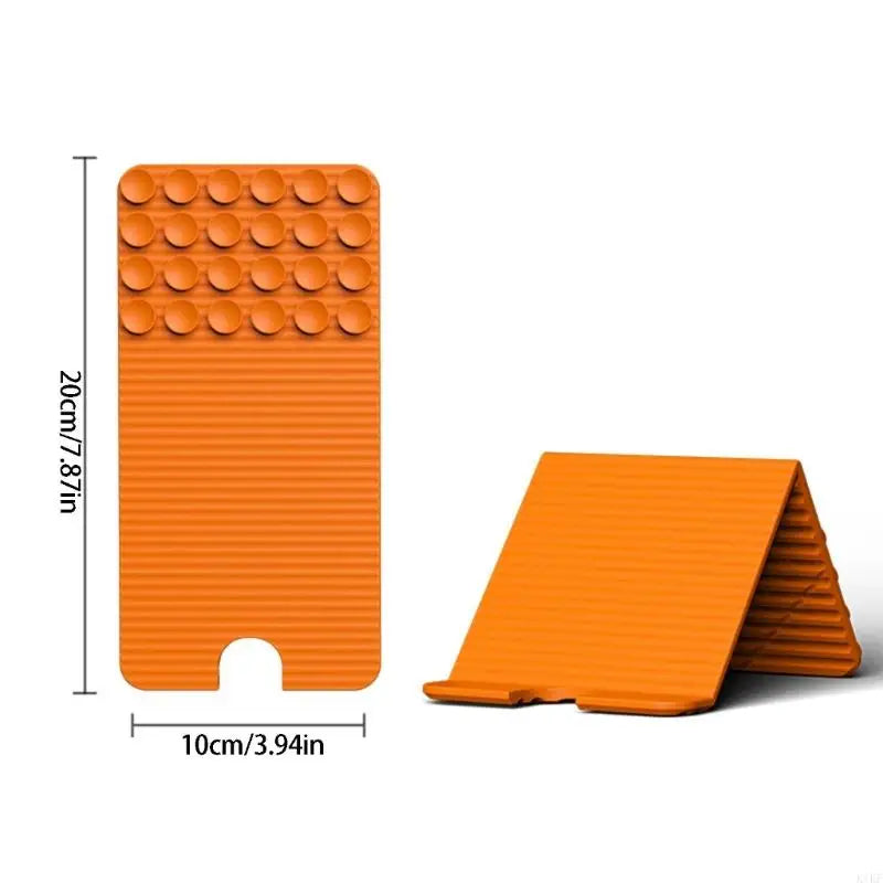 Foldable Phone Stand For Office Home And Travel Use With Nonslip Base Flexible Silicone Phone Stand K1KF Quake