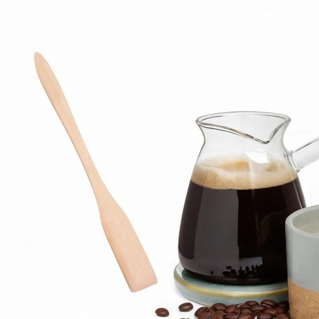 Coffee Brewer Stirrer Professional Multifunctional Sturdy Kitchen Supplies Wood Stirrer for Tea Coffee Ice Cream Kitchen Home Quake