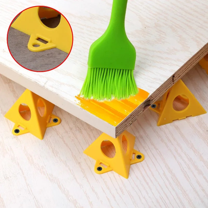 60/10PCS Mini Cone Paint Pyramid Stands Triangle Support Frame Woodworking Tripod Spray Painting Brackets Block Auxiliary Tools Quake