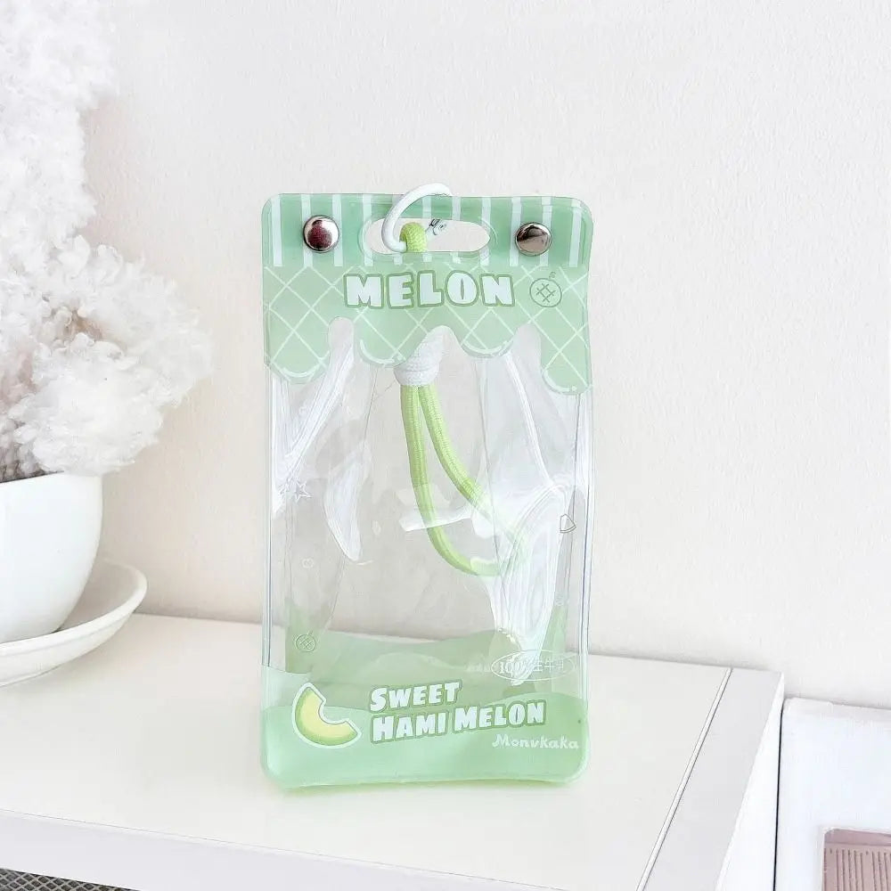 New Transparent Data Cable Storage Bag Dustproof PVC Dolls Storage Pouch Colorful Gift Dolls Outdoor Bag for 13cm Dolls Quake