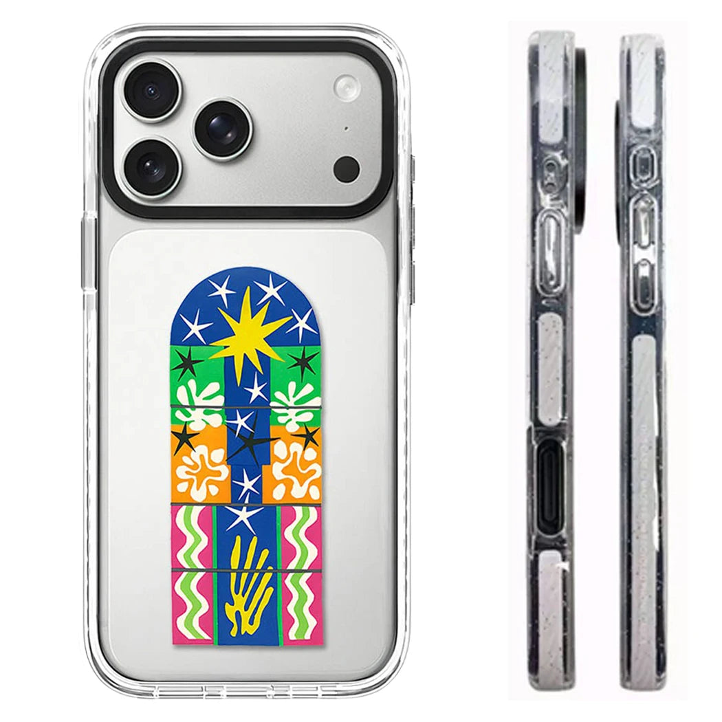 608246 White Border Magnetic Phone Case Cover for IPhone 14 15 16 17 18 Pro Max Case Quake white (MagSafe) 4 iPhone 15 Pro