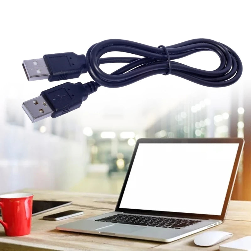 Versatile USB Extension Cable USB A to A Male to Male Cable Extender Cord 5V3A Power Cable Only for Chargings 100cm K1KF Quake