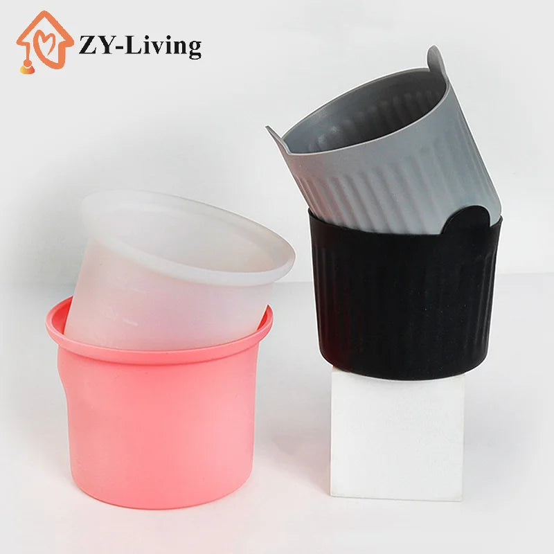 1Pc Wax Warmer Heat-resisting Replacement Silicone Bowls Hair Removal Wax With Stirring Stick Non-Stick Pan Hair Removal Beauty Quake