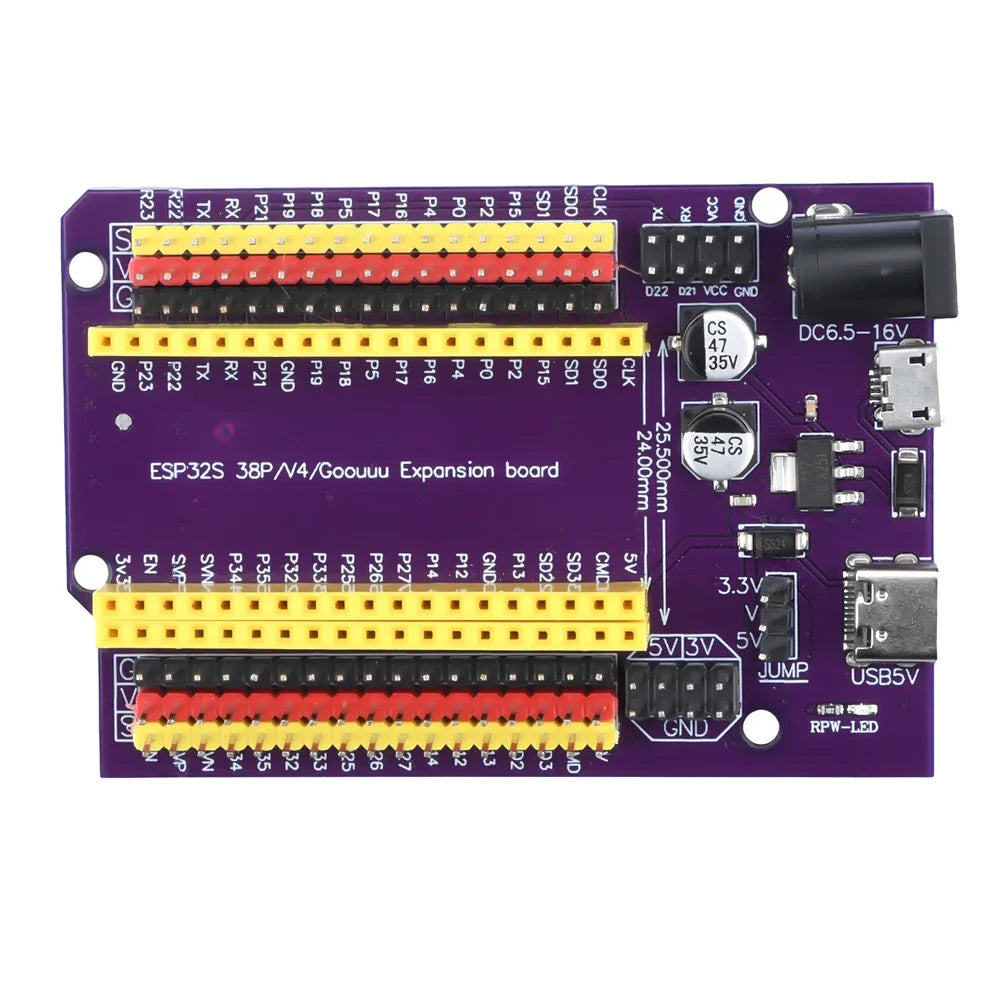 ESP32 ESP32S Universal Expansion Board Module Development Board Backboard Compatible with 38PIN ESP32 Development Board Quake