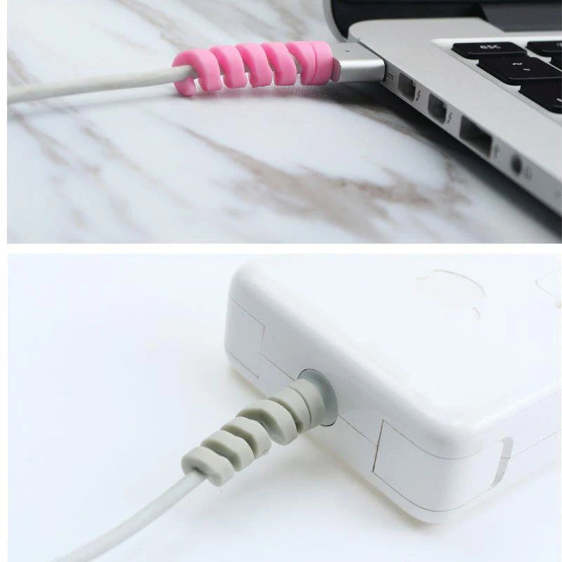 vvocci Cord Protective Charging Data Cable USB Charger ProtectorFor Mouse Earphone Sleeve Holder Ties Management Wire Organize Quake