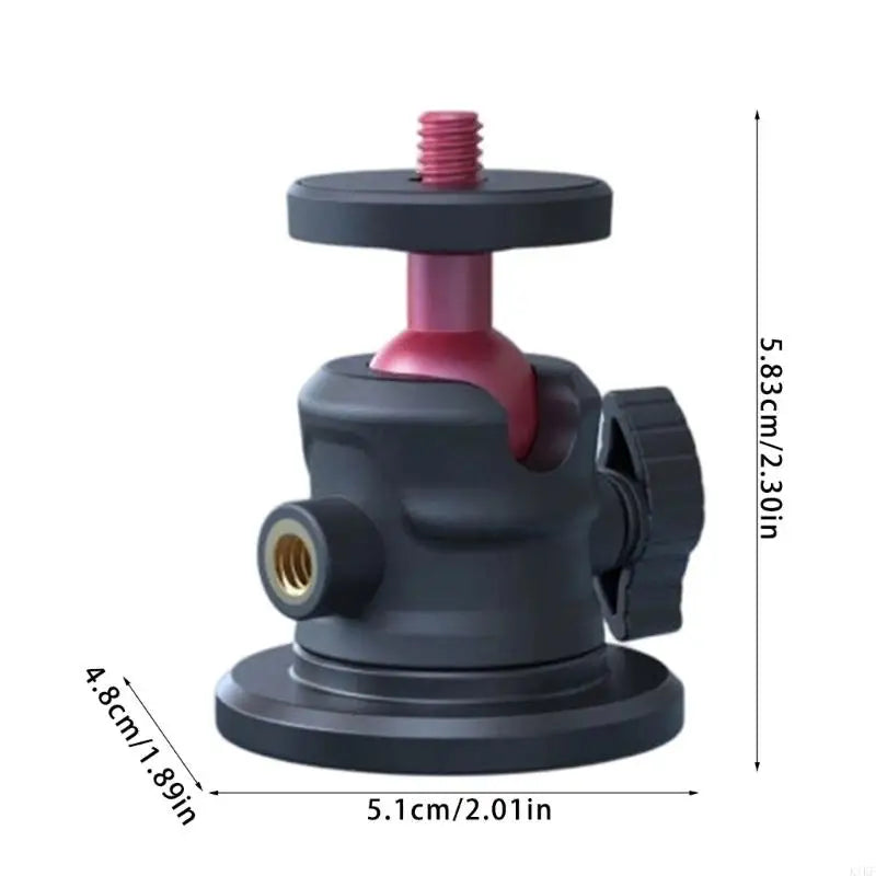 Universal 1/4Inch Mount For Action Cameras Aluminum Alloy Plastic Construction For Outdoor Sports K1KF Quake