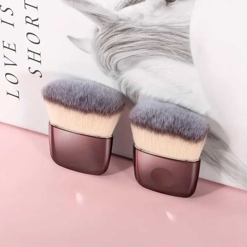 1Pcs Makeup Foundation Brush Blush Loose Powder Brush Kabuki Brush Multi-Function Cosmetics Make Up Brushes Beauty Supplies Quake