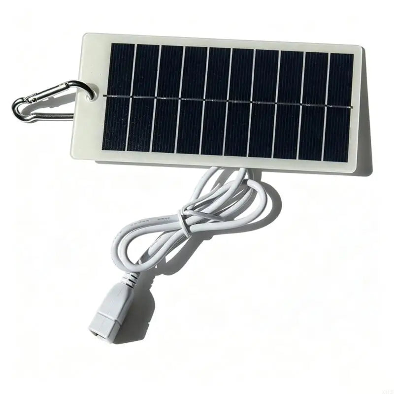 Travel USB Sun Board with Cell Array Layout for Small Devices, 5V Output Unit for Camping Hiking Outdoor Carry and K1KF Quake