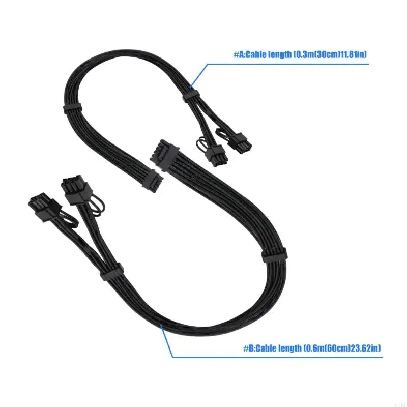 Double 8Pin To 12VHPWR 16Pin Adapter Cable For Stable Power Delivery In Desktop Computers K1KF Quake