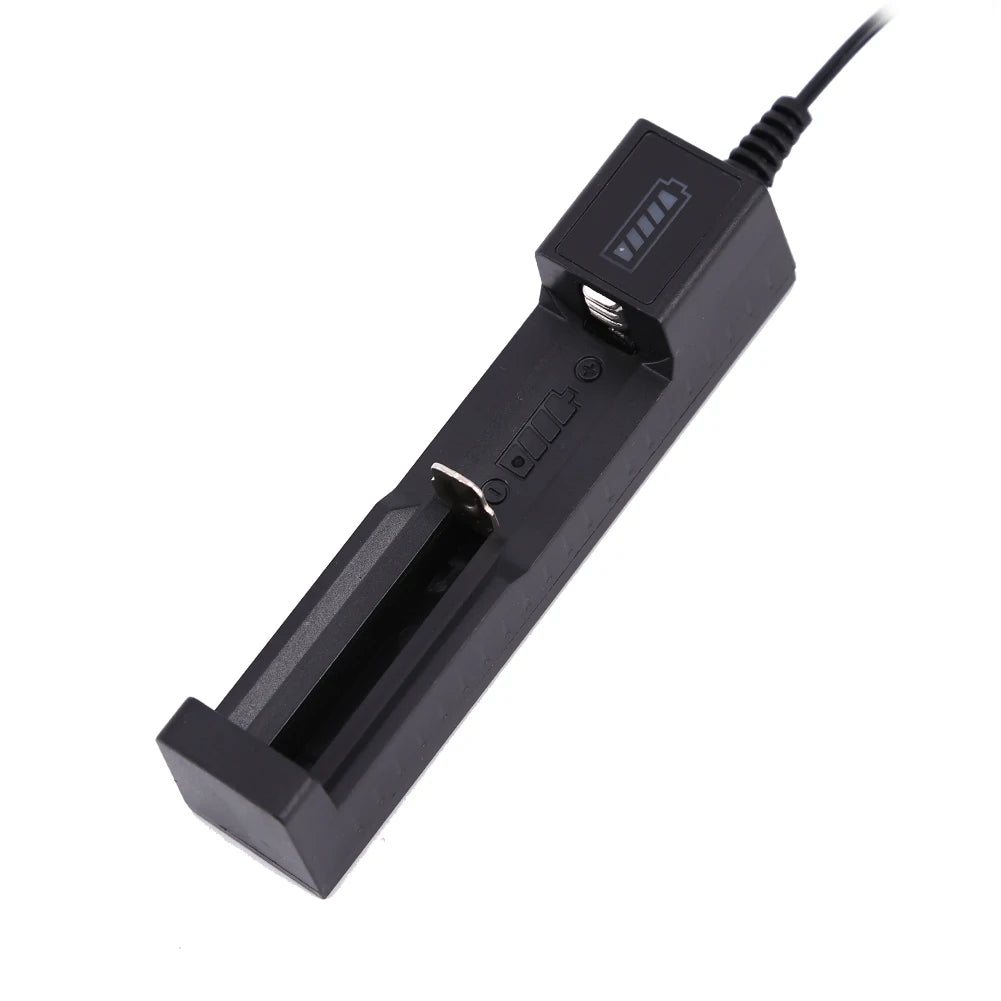 Smart Charger Adapter for 18650 22650 16340 Rechargeable Batteries 1 Slot Quake