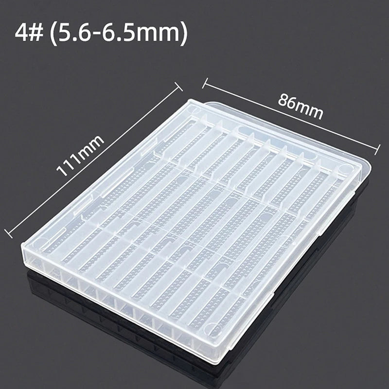 1PCS Transparent 5/10 Hole Plastic Drill Bit Storage Box Empty Tool Organizer for Woodworking Drill Quake A5