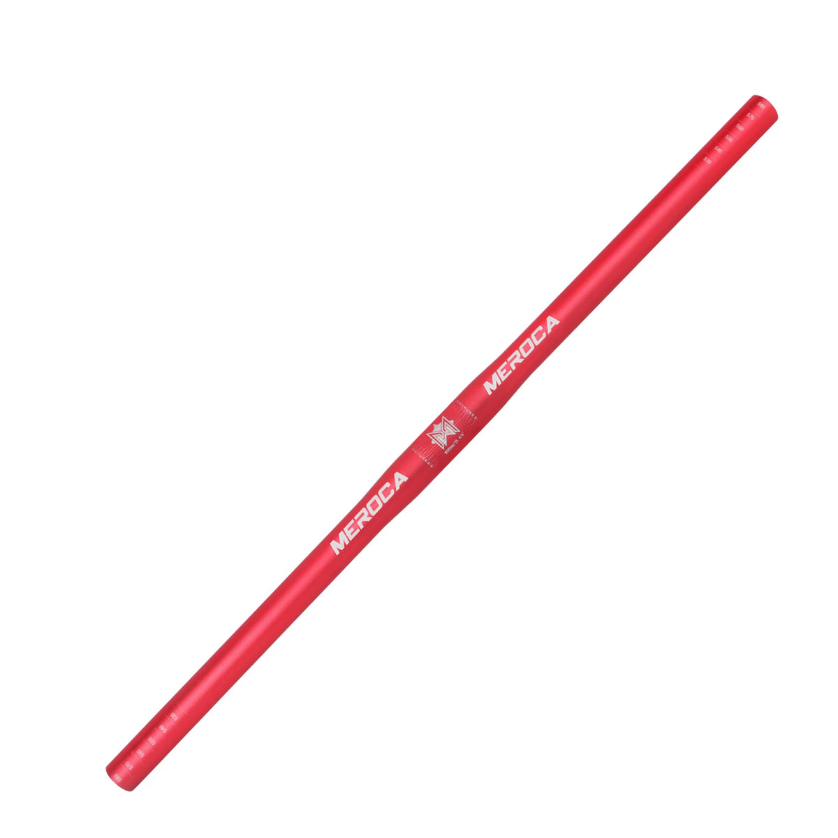 MEROCA Bike Handlebar Straight/Swallow 25.4X540/580mm Bicycle Parts Aluminum Alloy Cycling Accessories for Mountain Bikes Quake 25.4x580mm-Red