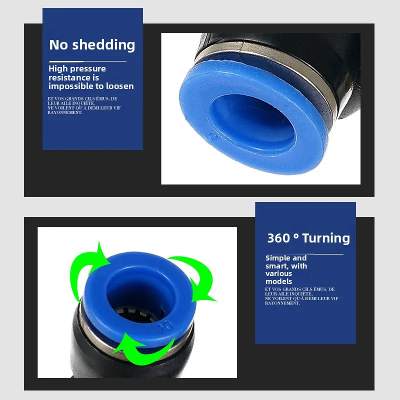 Pneumatic quick connect connector SL /SA 4 6 8 10 12mm M5 "1/8" 1/4 "3/8" 1/2 air speed regulating valve Accelerator valve Quake