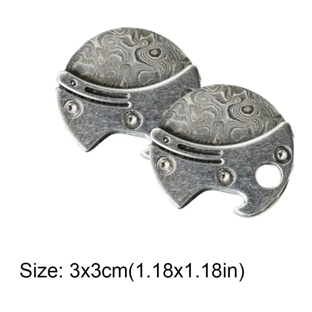 Portable Titanium Material Bottle Opener Practical Design Quirky Style EDC Cutter Compact Can Opener Outdoor Activities Quake