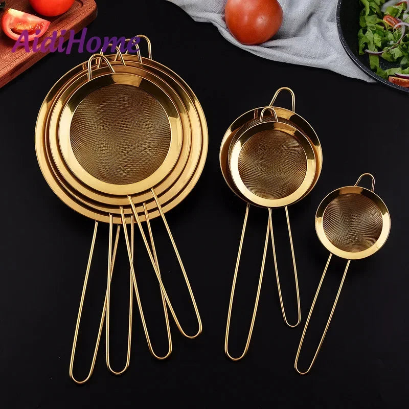 Soybean Milk Filter Screen Superfine Colander Stainless Steel Flour Screen Egg White Separator Quake