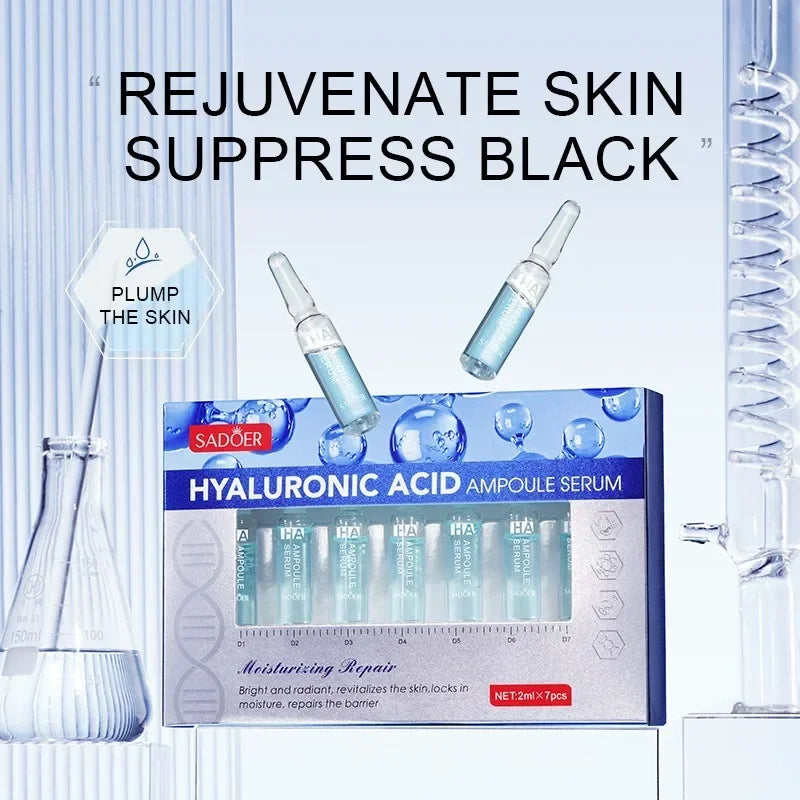 Vitamin C Face Whitening Serum Dark Spots Freckles Removal Hyaluronic Pore Minimizer Anti Aging Wrinkle Remove Golder Essence Quake Hyaluronic acid