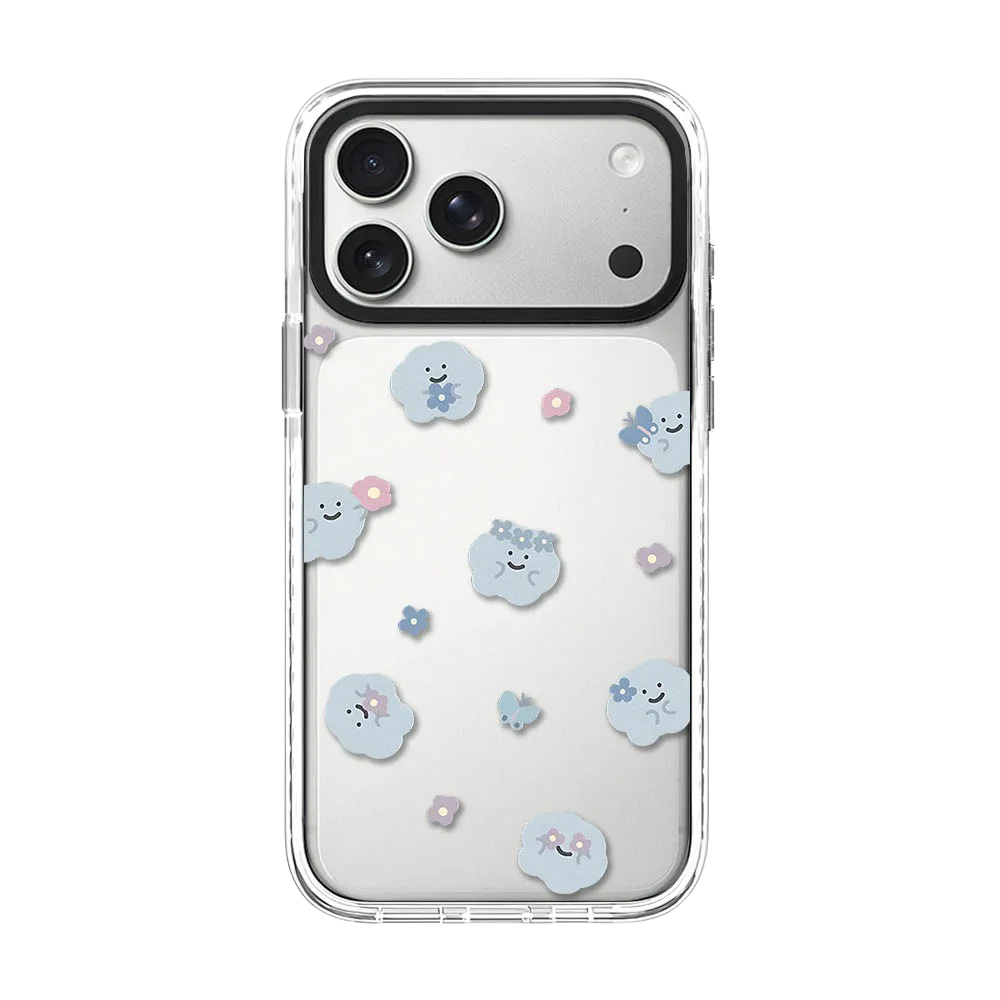 6082526 White Border Magnetic Phone Case Cover for IPhone 12 13 14 15 16 17 18 Pro Max Case Quake