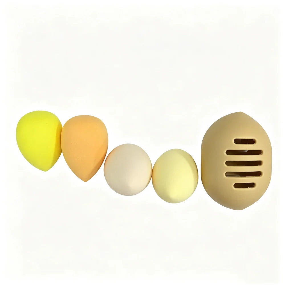 vvocci Ultra-soft Makeup Sponge Non-absorbent Foundation Sponge Foundation Sponge Cushion Puff Makeup Applicator Makeup Tool Quake