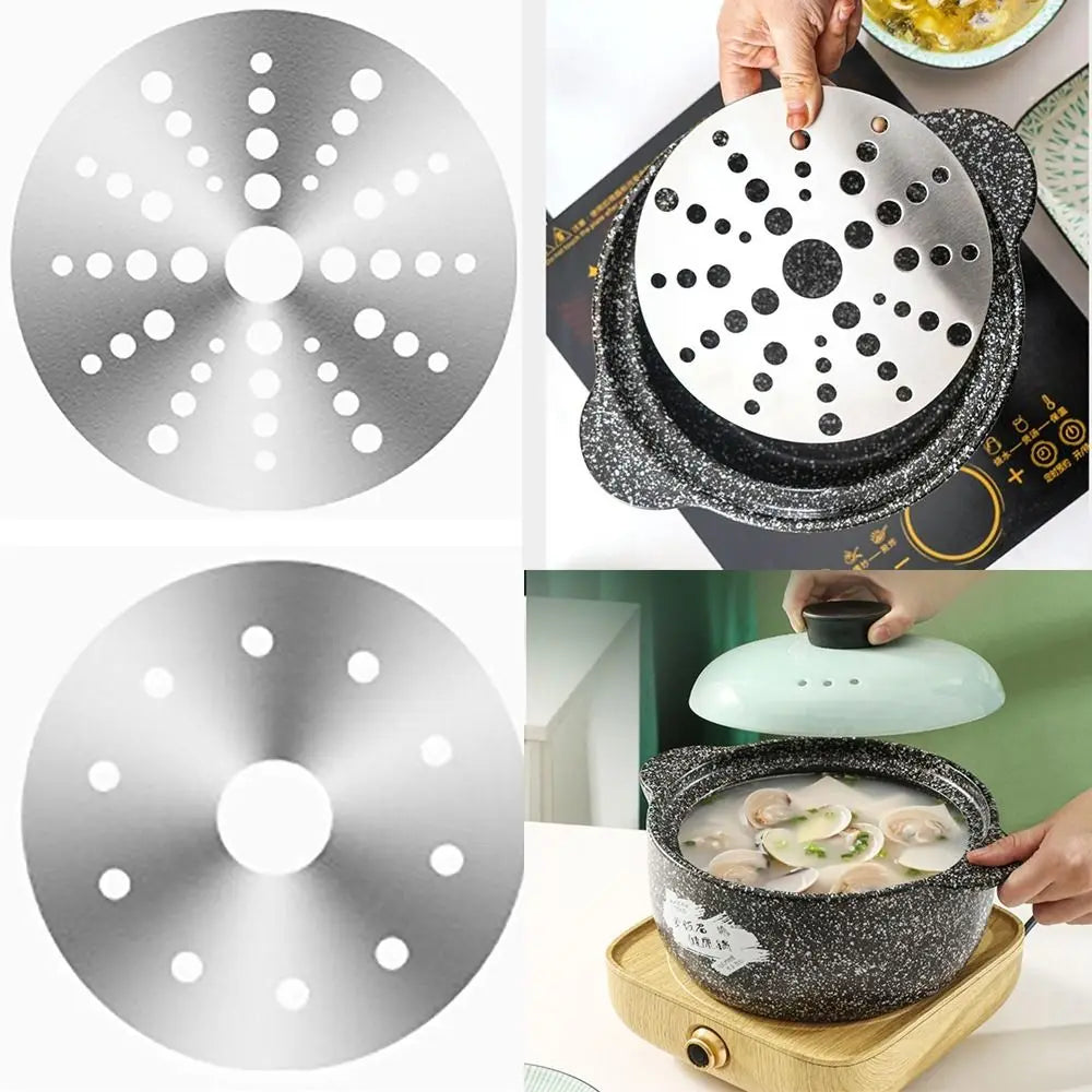 Stainless Steel Induction Cooker Heat Diffuser Saucepan Cooking Hob Heat Conduction Plate Converter Tool Cookware Parts Quake