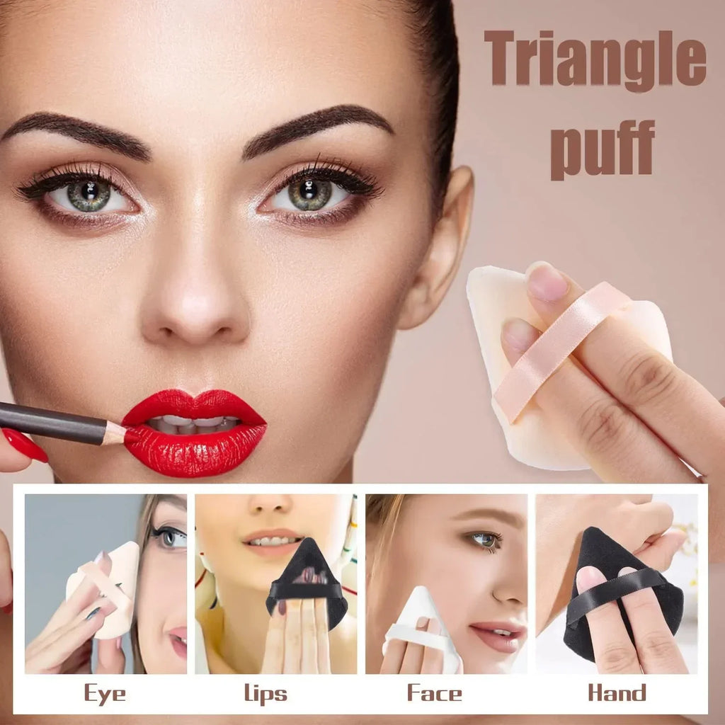 3pcs Makeup Puff Makeup Sponge Cosmetics Soft Tools Powder Puff Face Cotton Face Powder Puff Washable Velvet Quake