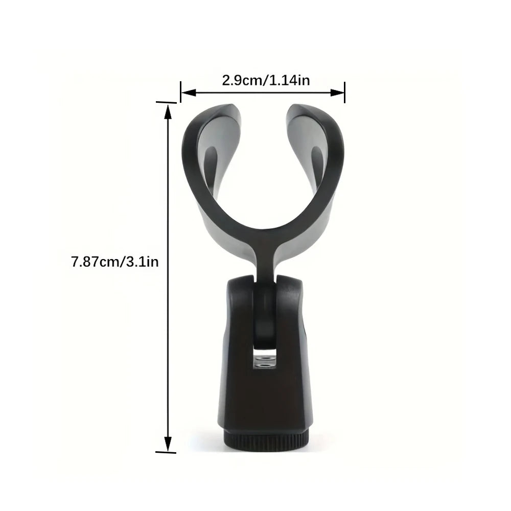 4pcs Microphone Clip Adjustable Mic Holder Clamp For Desktop Floor Standing Microphones Stand Quake