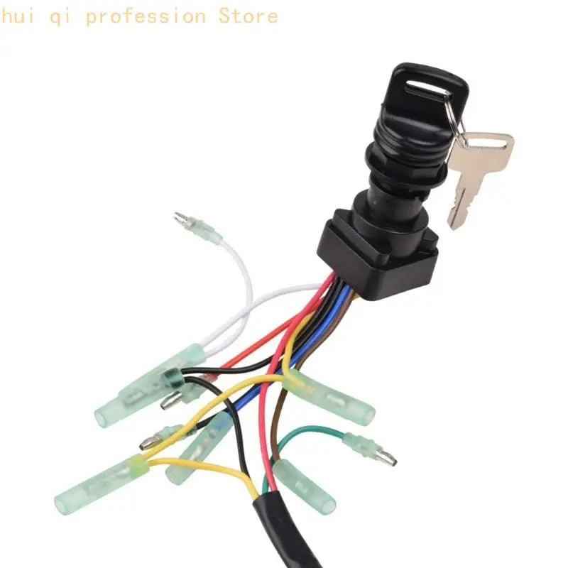 Ignition Switches Assembly 12V with 2 Keys and Pre Attached Harness, 703-82510-42/43/44 Series for Marine H8WE Quake