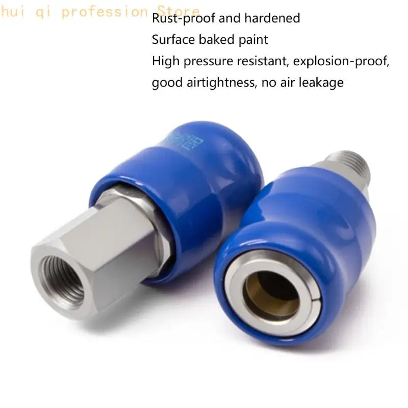 Upgrades Airline Coupling with Silicone Seal & 45# Steel Shell for Routine Use H8WE Quake