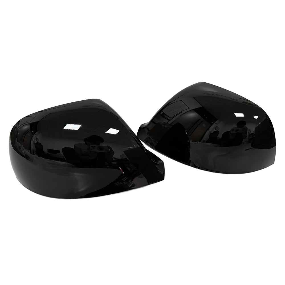 For VW Transporter T5 T5.1 2010-2015 T6 2016-2019 Replacement Car Rearview Side Mirror Cover Wing Cap Exterior Door Case Trim Quake Gloss Black
