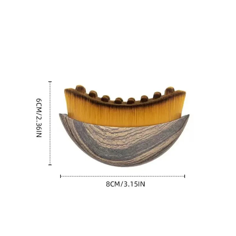 Facial Contouring Lymphatic Drainage Dry Brushing Tool for Jawline Sculpting Facial Massager Party Stage Makeup Skin Care Quake