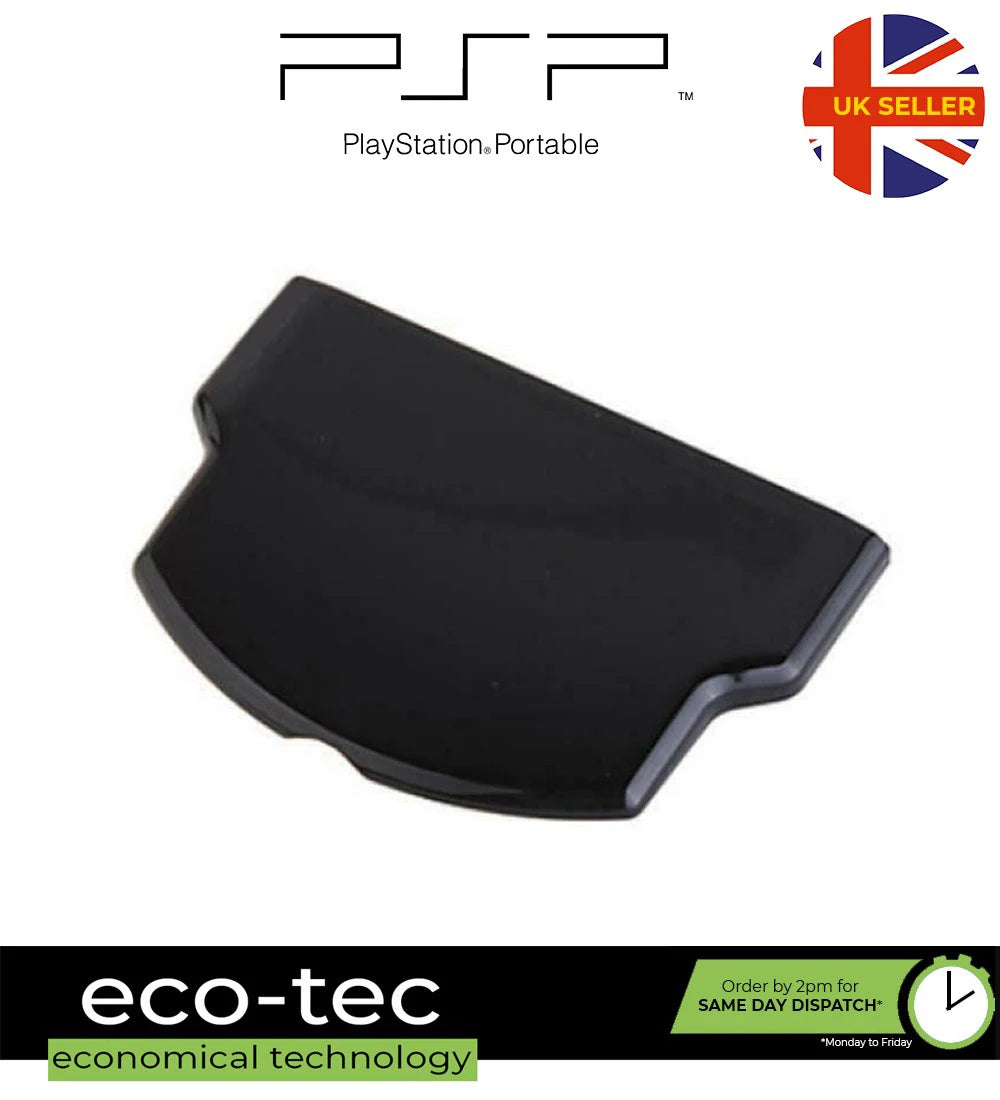 For PSP 3000 Series - Black Replacement Battery Cover Quake