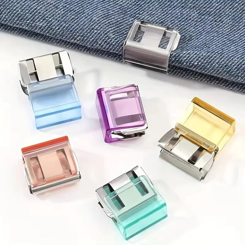 4PCS Clothing Clips Multi Function Pants Clips Leg Straps Clips Holder Clothing Pin for Clothes Long Pants Legs Sleeves Quake