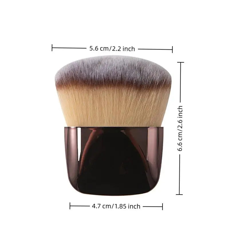 【B】1Pc Makeup Foundation Brush Blush Loose Powder Brush Kabuki Brush Multi-Function Cosmetics Make Up Brushes Beauty Supplies Quake ONESIZE