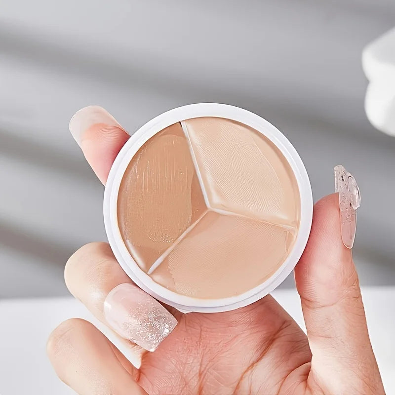 1pc Concealer Palette Cream Waterproof Long Lasting Cover Spots Acne Marks Dark Circles Moisturizing Foundation Face Makeup Quake