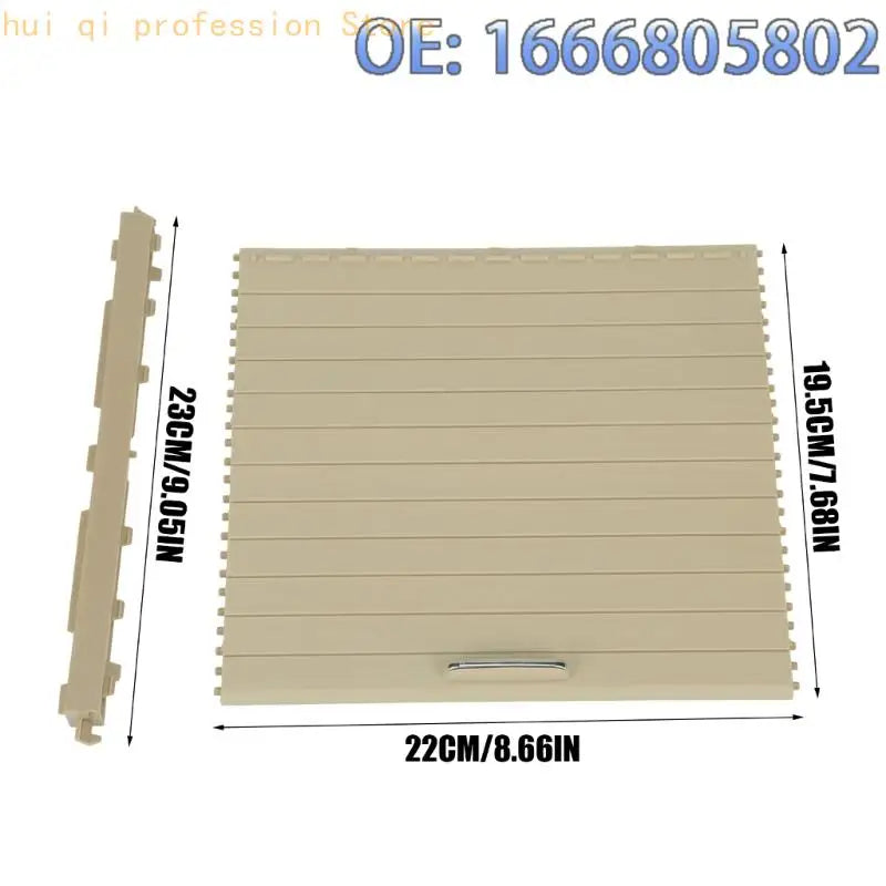 Vehicle Cup Area Insert Panel ABS Console Storage Tray 1666805802 for Commute Use and Cabin Order Care H8WE Quake