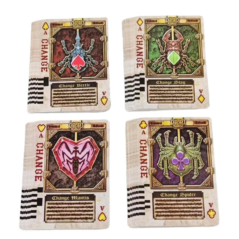 DX Size Kamen Rider Blade CSM Belt Blayrouzerq Homemade DIY Collector PVC Cards Cartoon Anime Children's Toys Gift Board Games Quake