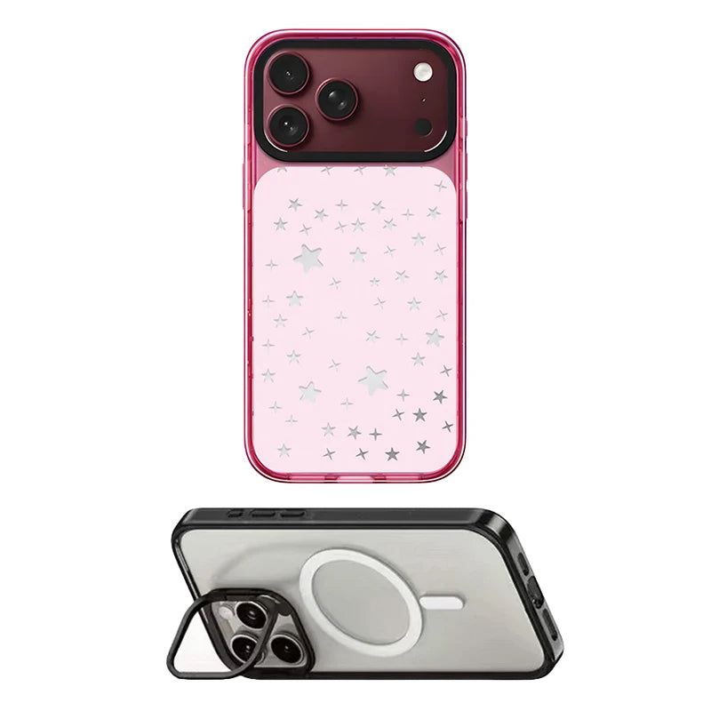 6092084 Impact Case - Mirror / Glaze Magnetic Cover: Compatible with IPhone 18 17 Pro Max 18Pro Quake stand (MagSafe) for iPhone 17 Pro