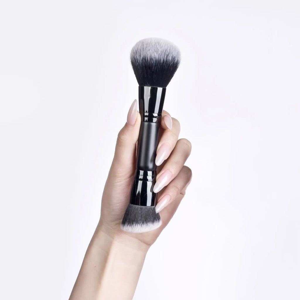 Single Makeup Brushes Private Label Popular Round Angled Foundation Makeup Blending Brush With Packing Wholesale 10pcs/lot Quake