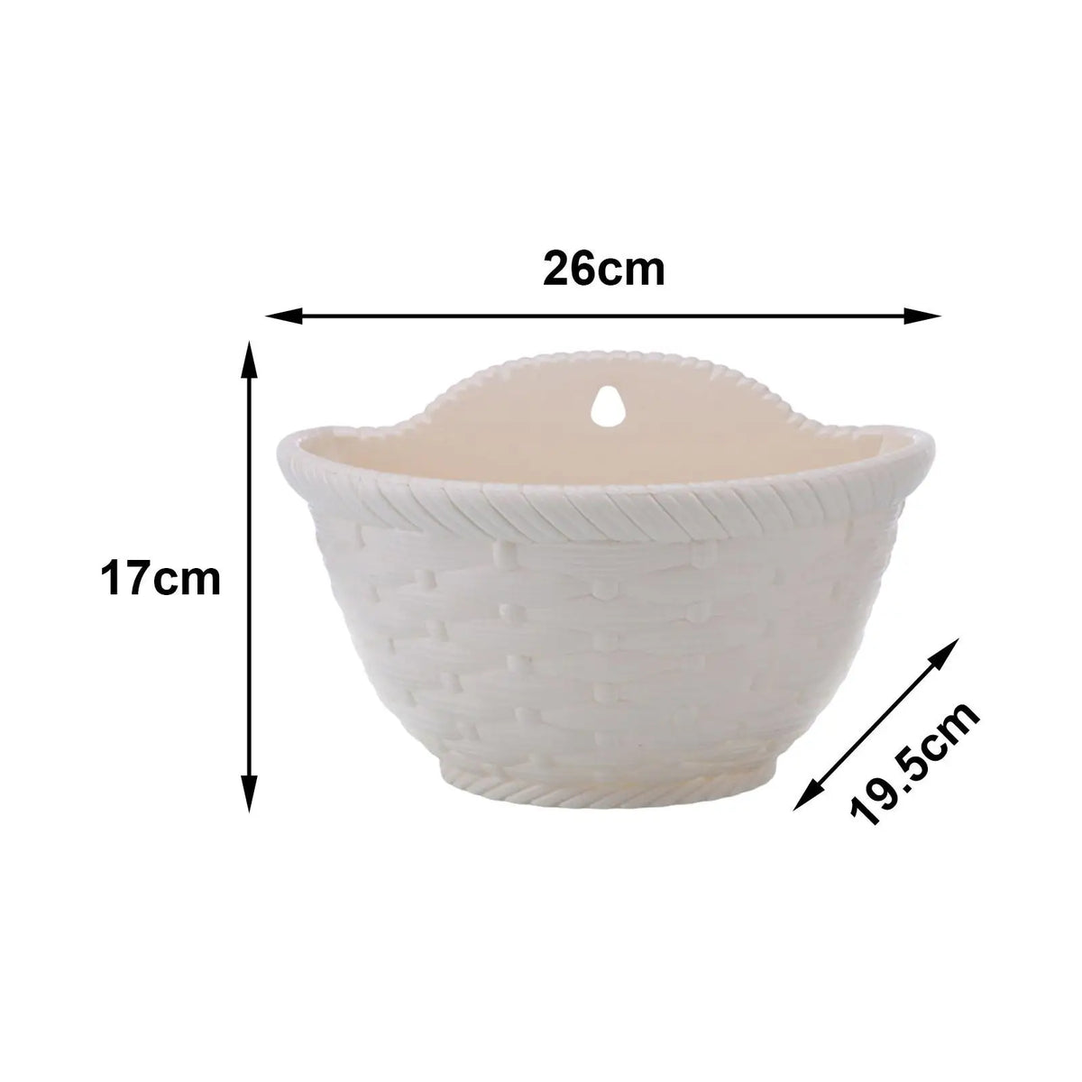 Hanging Flower Pot Wall Mounted Flower Holders Hanging Fence Planter for Yard Indoor Outdoor Backyard Balcony Home Decoration Quake