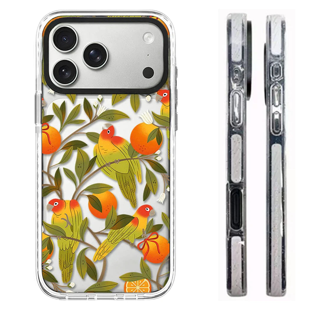 6083132 White Border Magnetic Phone Case Cover for IPhone 13 14 15 16 17 18 Pro Max Case Quake white (no magsafe) iPhone17 Pro