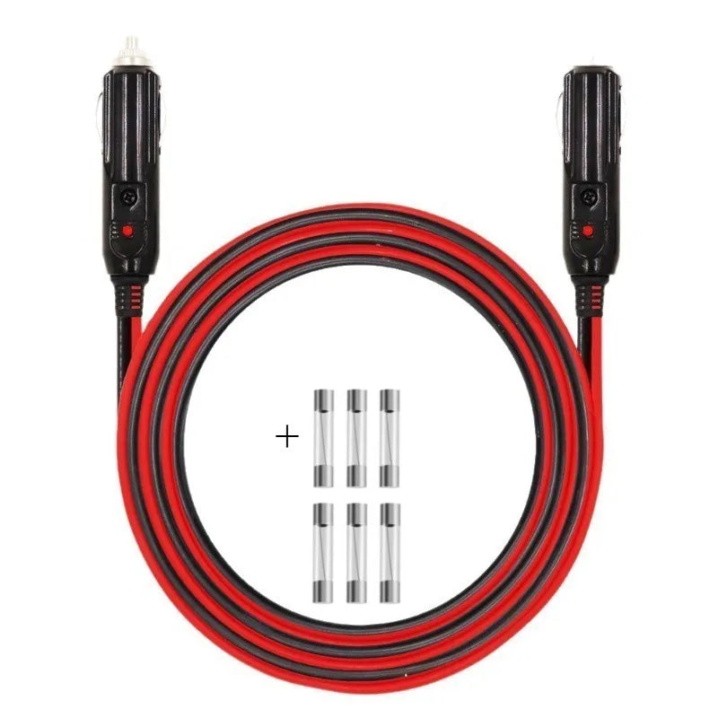 SAE to Cigarette Lighter Quick Connect Cable 12AWG Heavy Duty Battery Power Extension Cord for Automotive RV Motorcycle Quake