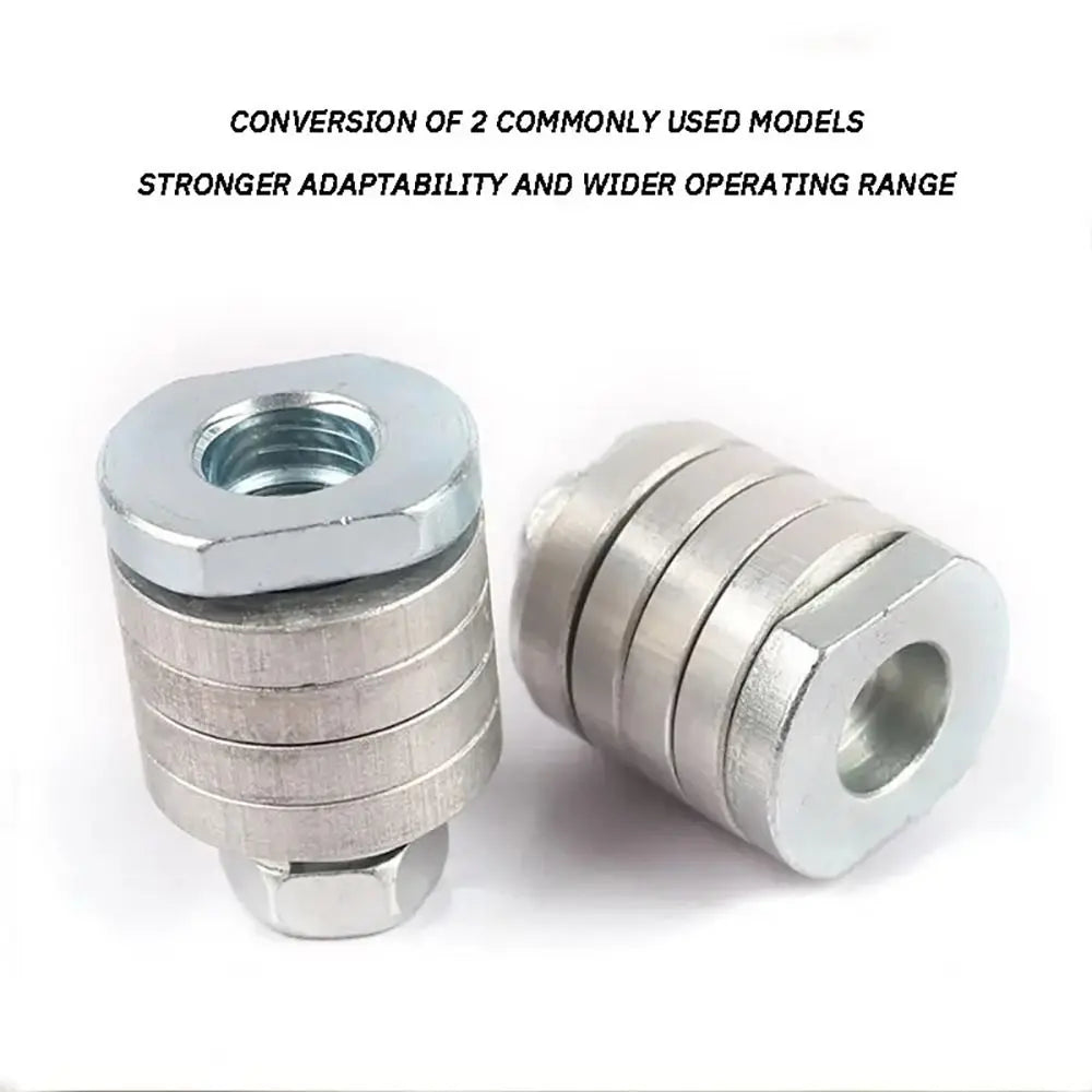 1Pcs Lock Nuts Slotting Angle Grinder Adapter Conversion Kit Power Tool Accessory Grooving Machine Adapter 100/125 Type M14 M10 Quake