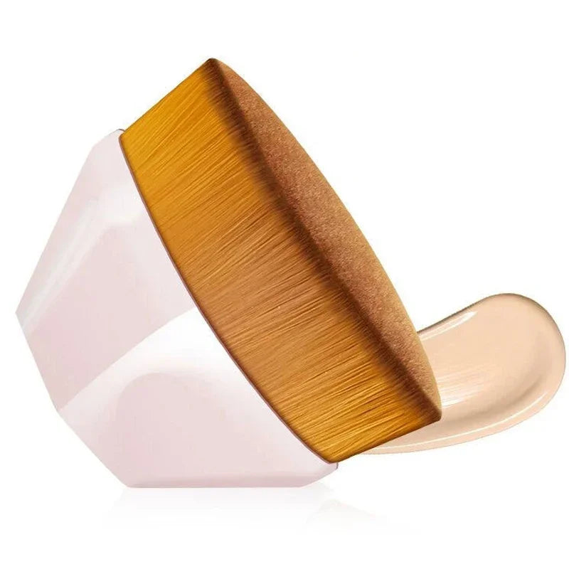 Make up New Magic Makeup Brush Beauty Powder Face Blush Brushes Portable Professional Foundation Brush Large Cosmetics Soft Base Quake Pink-No box
