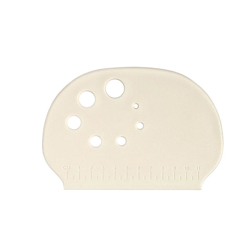 Dough Scraper with Scale Hanging Hole Multifunctional Pastry Cutter Cream Spatula Kitchen Baking Tool for Cake Bread Dough Quake