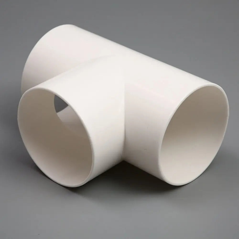 New PVC Exhaust Duct Connector T/Y Shape 100/150/200mm Extractor Fan Ventilation Duct Coupler Quick Ventilation Tube Joint Home Quake