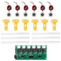 DC- 5V six spray humidifier module atomization control board DIY ultrasonic atomizer TYPE-C interface performance is stable Quake TYPE-C DC 5V