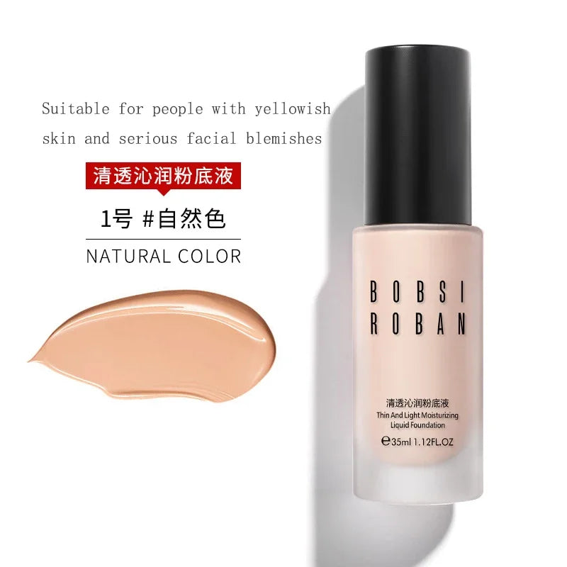 Clear And Moisturizing Foundation Cream Concealer Natural Nude Makeup Red Breathable Refreshing Smooth Quake 01-Natural